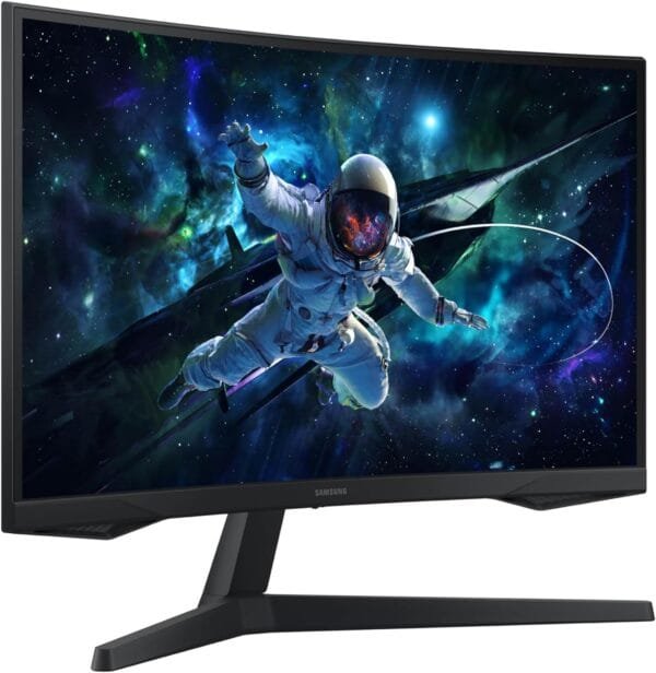 Samsung 32” Odyssey G55C QHD 1000R Curved Gaming Monitor – 165Hz, 1ms, FreeSync Premium & HDR10 Display for FPS & RPG Gaming