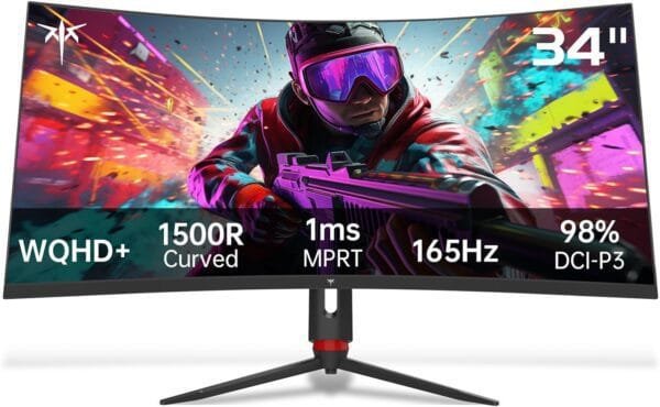 KTC 34” Curved Ultrawide Monitor